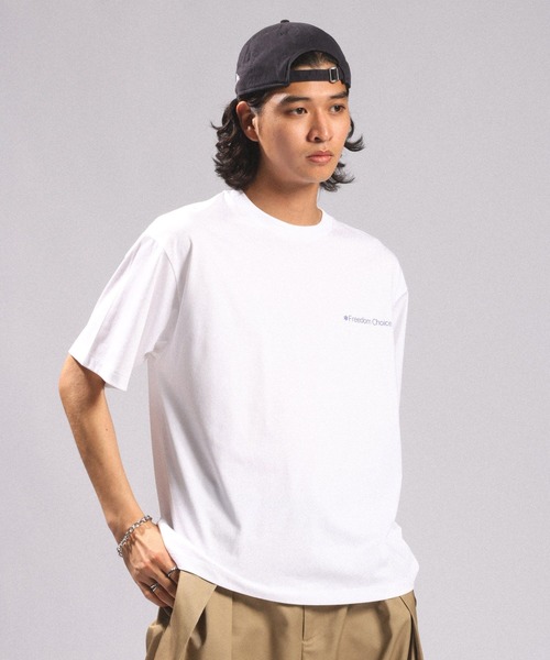 RAGEBLUE(レイジブルー)の「<接触冷感/吸水速乾>PHOTOGRAPHIC PRINT T-SHIRT/フォトグラフィックプリントTシャツ(Tシャツ/カットソー・メンズ・ホワイト系その他/ホワイト系その他2/ブラック・MEDIUM/LARGE)」の5枚目の写真