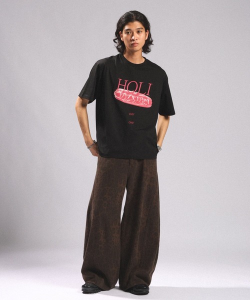 RAGEBLUE(レイジブルー)の「<接触冷感/吸水速乾>PHOTOGRAPHIC PRINT T-SHIRT/フォトグラフィックプリントTシャツ(Tシャツ/カットソー・メンズ・ホワイト系その他/ホワイト系その他2/ブラック・MEDIUM/LARGE)」の9枚目の写真