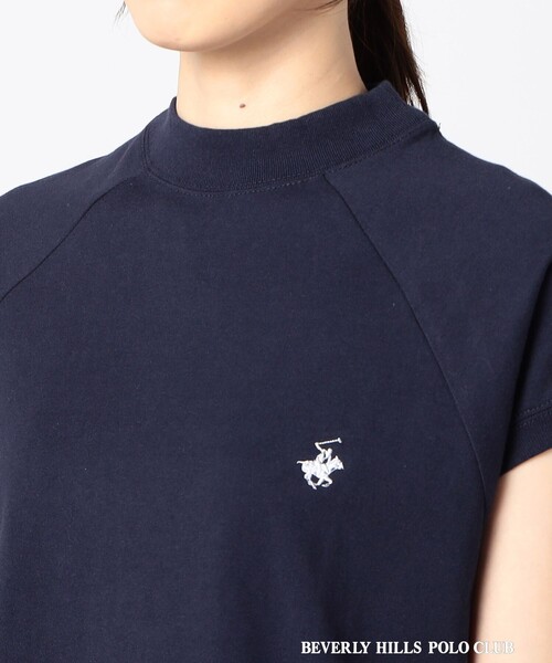 BEVERLY HILLS POLO CLUB(ビバリーヒルズポロクラブ)の「【BEVERLY HILLS POLO CLUB 】グランドパーク別注 モックネックラグラン プルオーバー(その他トップス・レディース・ホワイト/ネイビー/ブラック・FREE)」の9枚目の写真