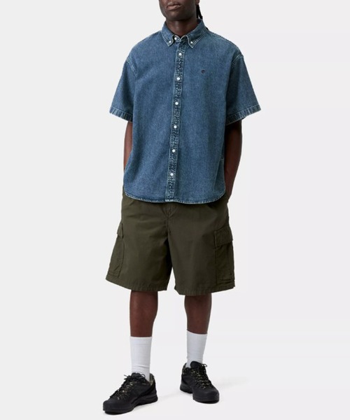 Carhartt WIP(カーハートダブリューアイピー)の「【Carhartt WIP】S/S LUCAS SHIRT I034575(シャツ/ブラウス・メンズ・ブルー・L)」の4枚目の写真