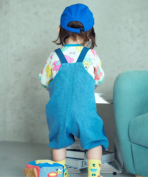 apres les cours(アプレレクール)の「tiny bear Palette 総柄長袖Tシャツ(その他ベビーウェア・キッズ・レッド/サックスブルー/アイボリー/オフホワイト・90/80/70)」の9枚目の写真