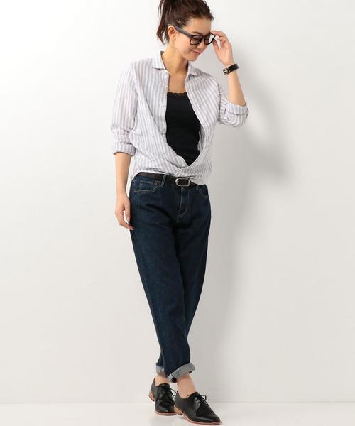 coen(コーエン)の「ワイドレザーブレスレット(ホワイト⇒WEB限定カラー)◆(バングル/リストバンド・レディース・ホワイト/ブラック/ブラウン/マスタード・FREE)」の16枚目の写真