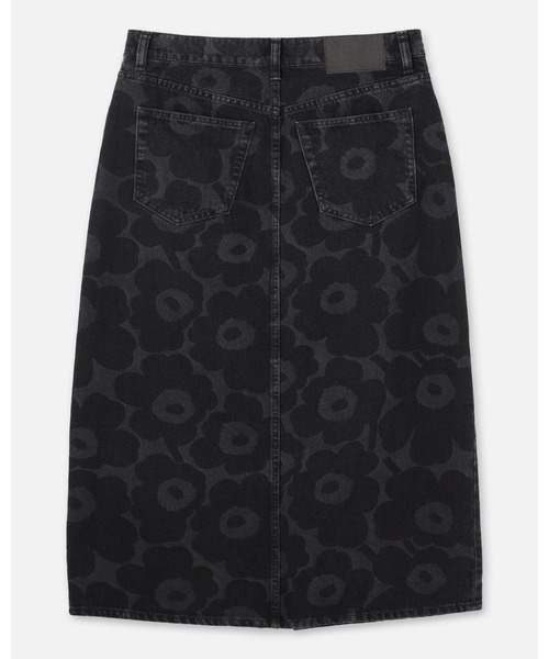 marimekko（マリメッコ）の「【Maridenim】Kuvastuma Unikko / skirt（スカート・レディース・ブラック・36/34/32/40/38）」の3枚目の写真