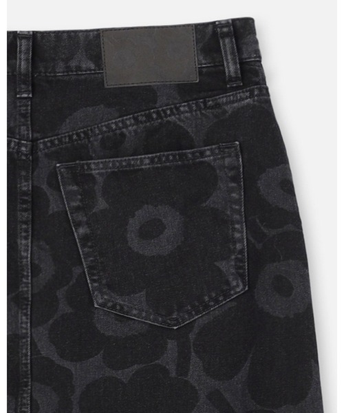 marimekko（マリメッコ）の「【Maridenim】Kuvastuma Unikko / skirt（スカート・レディース・ブラック・36/34/32/40/38）」の5枚目の写真