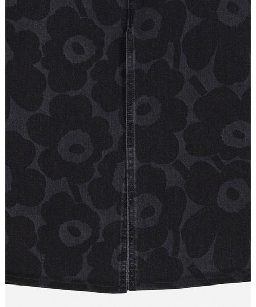 marimekko（マリメッコ）の「【Maridenim】Kuvastuma Unikko / skirt（スカート・レディース・ブラック・36/34/32/40/38）」の6枚目の写真