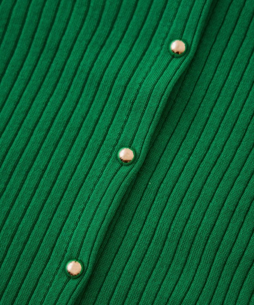 ROPE'(ロペ)の「スーパーメリノウール金ボタンポロニットカーディガン(カーディガン/ボレロ・レディース・ブラウン/ネイビー/グリーン/カーキ/ピンク・38)」の18枚目の写真