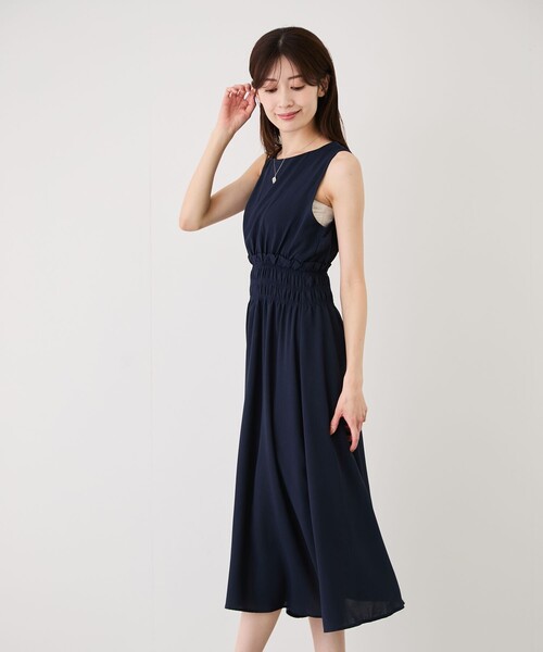 Jayro(ジャイロ)の「ゴムシャーリングワンピース(ワンピース・レディース・ピンク/パープル/ブラック系その他/ライトグリーン/ネイビー/イエロー系その他/ブルー系その他4・M)」の21枚目の写真