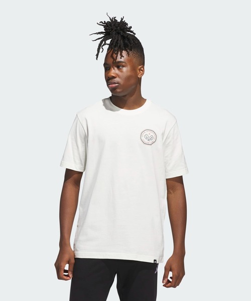 adidas(アディダス)の「カントリークラブ シーニック グラフィック 半袖Tシャツ / アディダス adidas(Tシャツ/カットソー・メンズ・ホワイト・XX-LARGE/3XL/LARGE/MEDIUM/X-SMALL/SMALL/X-LARGE)」の1枚目の写真