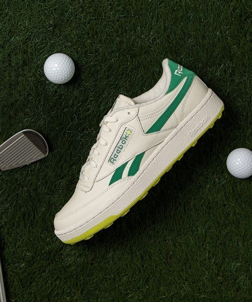 Reebok(リーボック)の「クラブシー ゴルフ リベンジ / CLUB C GOLF REVENGE(スニーカー・メンズ・ホワイト/ホワイト×ブラック/ホワイト×グリーン・28.5cm/28.0cm/26.5cm/29.0cm/27.5cm/26.0cm/25.0cm/27.0cm)」の2枚目の写真