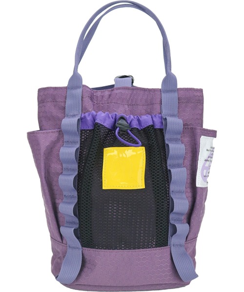 OFFWINTER（オフウィンター）の「【OFFWINTER】多機能 2WAY バケットバッグ / 巾着ショルダー S（ショルダーバッグ・メンズ・ライトパープル/ブラック/パープル・FREE）」の3枚目の写真