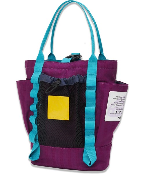 OFFWINTER（オフウィンター）の「【OFFWINTER】多機能 2WAY バケットバッグ / 巾着ショルダー S（ショルダーバッグ・メンズ・ライトパープル/ブラック/パープル・FREE）」の17枚目の写真