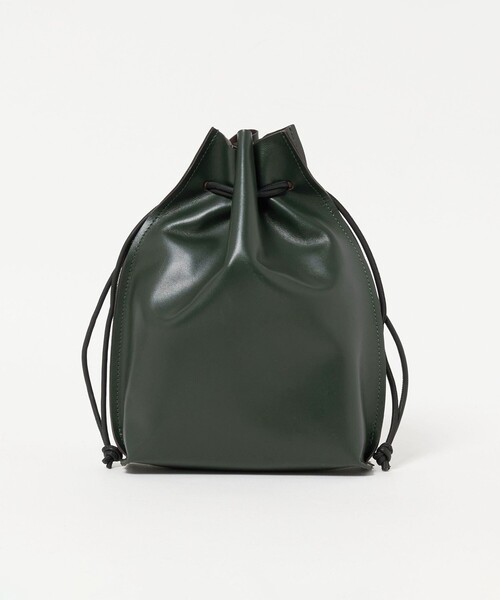 BEAUTY&YOUTH UNITED ARROWS(ビューティーアンドユースユナイテッドアローズ)の「ティー コア レザー パース(ハンドバッグ・メンズ・ブラック/ダークグリーン・FREE)」の5枚目の写真