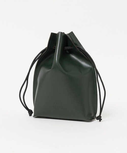 BEAUTY&YOUTH UNITED ARROWS(ビューティーアンドユースユナイテッドアローズ)の「ティー コア レザー パース(ハンドバッグ・メンズ・ブラック/ダークグリーン・FREE)」の6枚目の写真