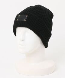 Dickies（ディッキーズ）の「【Dickies】DK EX LEATHERTOUCH PATCH KNITWATCH / ディッキーズ ニットキャップ（ニットキャップ/ビーニー）」