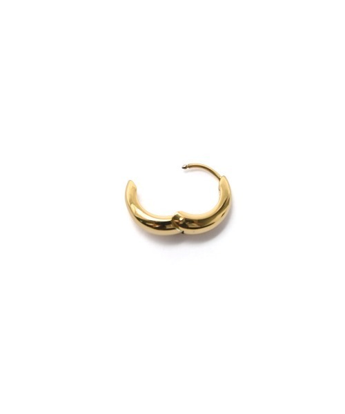 marjour（マージュール）の「[STAINLESS]3D MINI HOOP PIERCE（ピアス（両耳用）・レディース・シルバー/ゴールド・FREE）」の10枚目の写真