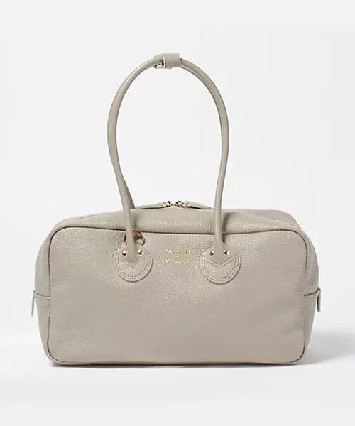 YOUNG&OLSEN The DRYGOODS STORE(ヤングアンドオルセン)の「YOUNG & OLSEN/ヤングアンドオルセン EMBOSSED LEATHER STUDENT M エンボスレザー スチューデント トートバッグ ハンドバッグ 2026新作 再入荷(ハンドバッグ・レディース・ブラック/ブラウン/ベージュ・FREE)」の3枚目の写真