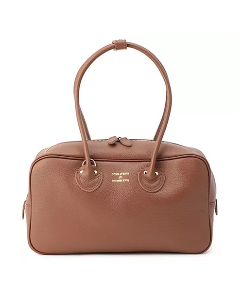 YOUNG&OLSEN The DRYGOODS STORE(ヤングアンドオルセン)の「YOUNG & OLSEN/ヤングアンドオルセン EMBOSSED LEATHER STUDENT M エンボスレザー スチューデント トートバッグ ハンドバッグ 2026新作 再入荷(ハンドバッグ・レディース・ブラック/ブラウン/ベージュ・FREE)」の1枚目の写真