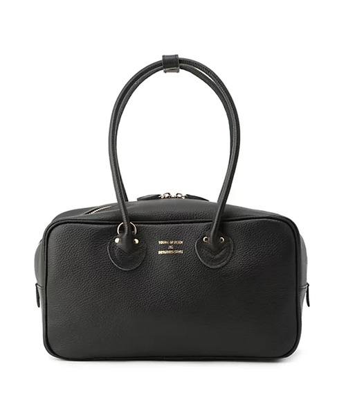 YOUNG&OLSEN The DRYGOODS STORE(ヤングアンドオルセン)の「YOUNG & OLSEN/ヤングアンドオルセン EMBOSSED LEATHER STUDENT M エンボスレザー スチューデント トートバッグ ハンドバッグ 2026新作 再入荷(ハンドバッグ・レディース・ブラック/ブラウン/ベージュ・FREE)」の2枚目の写真