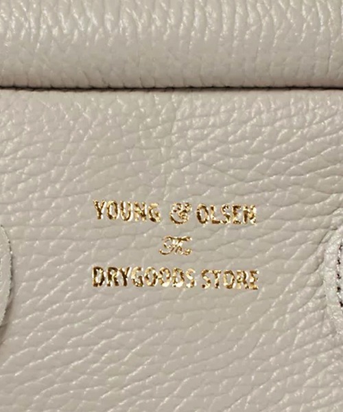 YOUNG&OLSEN The DRYGOODS STORE(ヤングアンドオルセン)の「YOUNG & OLSEN/ヤングアンドオルセン EMBOSSED LEATHER STUDENT M エンボスレザー スチューデント トートバッグ ハンドバッグ 2026新作 再入荷(ハンドバッグ・レディース・ブラック/ブラウン/ベージュ・FREE)」の9枚目の写真