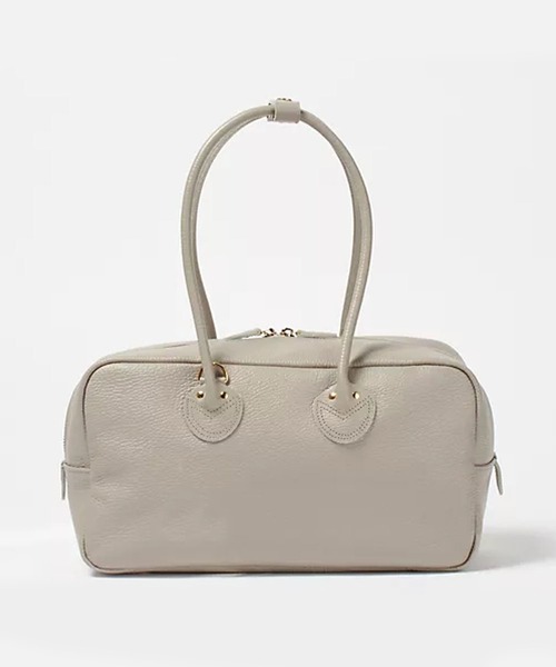 YOUNG&OLSEN The DRYGOODS STORE(ヤングアンドオルセン)の「YOUNG & OLSEN/ヤングアンドオルセン EMBOSSED LEATHER STUDENT M エンボスレザー スチューデント トートバッグ ハンドバッグ 2026新作 再入荷(ハンドバッグ・レディース・ブラック/ブラウン/ベージュ・FREE)」の5枚目の写真