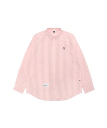 AAPE NOW STRIPE LONG SLEEVE SHIRT