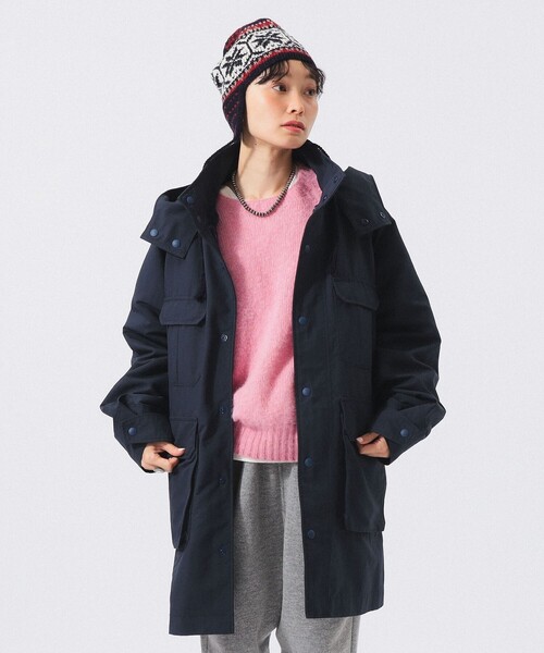 BEAMS BOY(ビームスボーイ)の「アウトドア コート(マウンテンパーカー・レディース・ブラウン/ネイビー・2/1/0)」の2枚目の写真