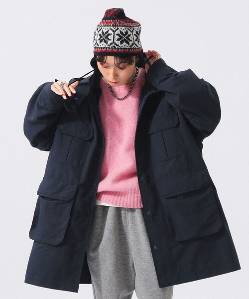 BEAMS BOY(ビームスボーイ)の「アウトドア コート(マウンテンパーカー・レディース・ブラウン/ネイビー・2/1/0)」の15枚目の写真