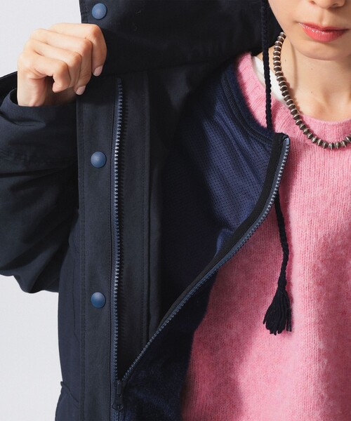 BEAMS BOY(ビームスボーイ)の「アウトドア コート(マウンテンパーカー・レディース・ブラウン/ネイビー・2/1/0)」の7枚目の写真