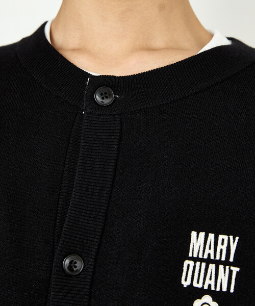 MARY QUANT(マリークワント)の「MARY QUANT × PUBLUX/マリークワント <ユニセックス>別注 ロゴ 配色 クルーネック ニット カーディガン 限定展開(カーディガン/ボレロ・メンズ・グレー/ブラック/ブラウン・SMALL/MEDIUM/LARGE)」の13枚目の写真