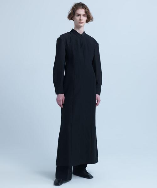URBAN RESEARCH(アーバンリサーチ)の「new basic TAUT SILK SHIRTS(シャツ/ブラウス・レディース・ブラック・38/36)」の2枚目の写真