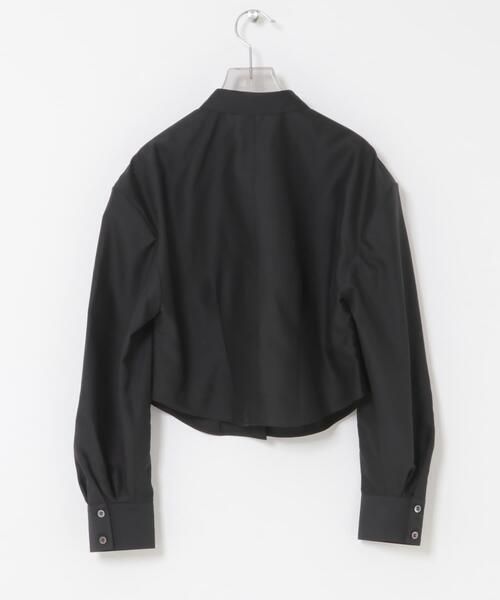 URBAN RESEARCH(アーバンリサーチ)の「new basic TAUT SILK SHIRTS(シャツ/ブラウス・レディース・ブラック・38/36)」の4枚目の写真