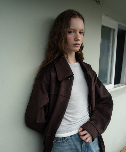 WAARFORWOMAN(ワール・フォー・ウーマン)の「WT-96 マイルドカシミヤTシャツ_グレー(Tシャツ/カットソー・レディース・その他・FREE)」の7枚目の写真