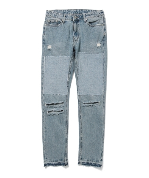 CHEAP MONDAY（チープマンデイ）の「CHEAP MONDAY /　EMMY BLUE デニム（デニムパンツ・レディース・サックスブルー・26inch/27inch/25inch）」の4枚目の写真