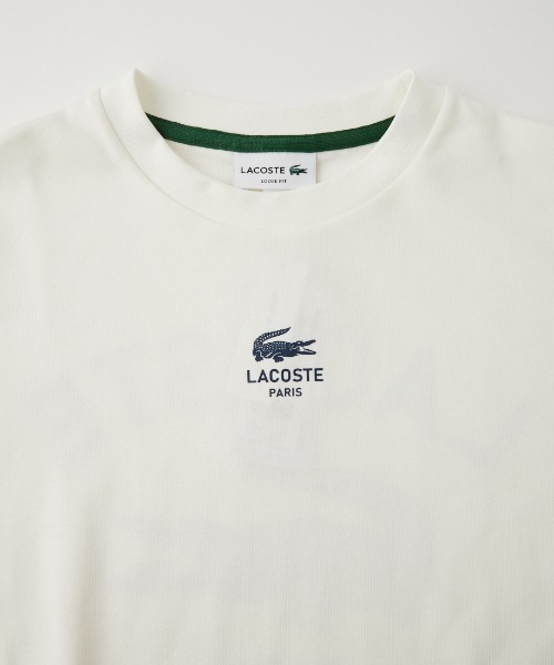 LACOSTE（ラコステ）の「[LACOSTE/ラコステ] バックプリント ヘビーオンスTシャツ（Tシャツ/カットソー・レディース・ブラウン/ブラック/ホワイト・2/5/4/3）」の13枚目の写真