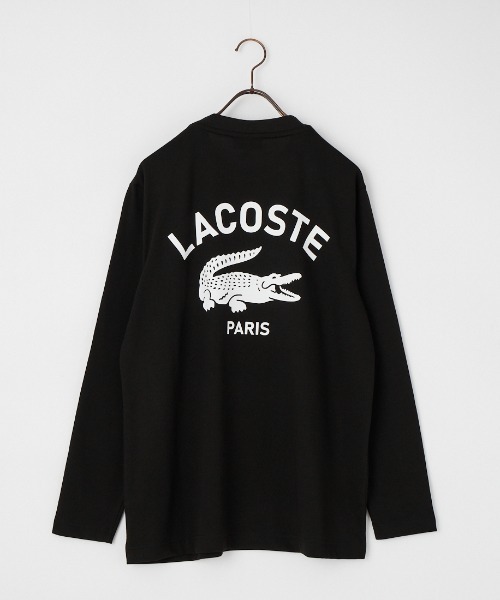 LACOSTE（ラコステ）の「[LACOSTE/ラコステ] バックプリント ヘビーオンスTシャツ（Tシャツ/カットソー・レディース・ブラウン/ブラック/ホワイト・2/5/4/3）」の18枚目の写真