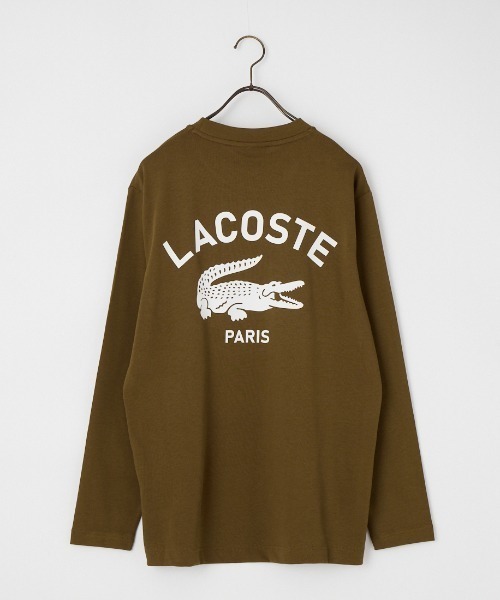 LACOSTE（ラコステ）の「[LACOSTE/ラコステ] バックプリント ヘビーオンスTシャツ（Tシャツ/カットソー・レディース・ブラウン/ブラック/ホワイト・2/5/4/3）」の19枚目の写真