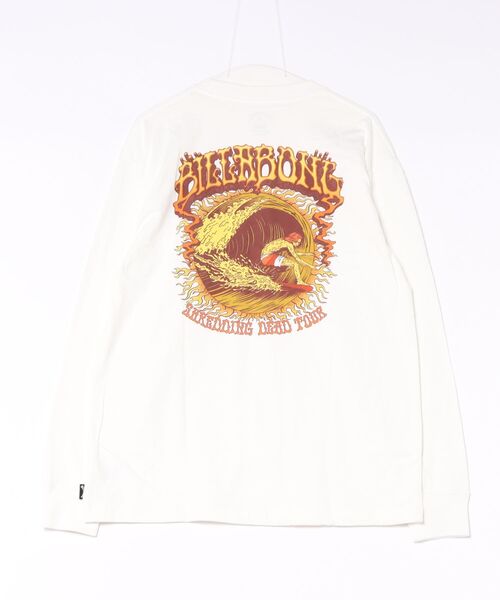 BILLABONG（ビラボン）の「BILLABONG メンズ BILLYS ロンT 【2026年秋冬モデル】（Tシャツ/カットソー・メンズ・ブラック系その他/オフホワイト・X-LARGE/LARGE/MEDIUM）」の3枚目の写真