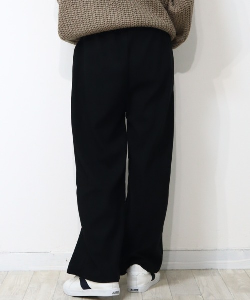 DISKEEN SURE(ディスキーンシュアー)の「フロントタックで体型カバーはお任せ!ニットコーデュロイワイドパンツ(その他パンツ・レディース・チャコール/オフホワイト/ブラウン/ブラック・FREE)」の17枚目の写真
