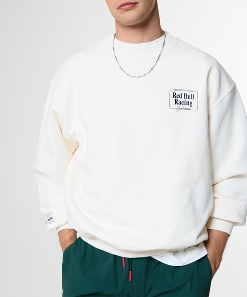 Red Bull Racing(レッドブルレーシング)の「PERFORMANCE CREW NECK SWEAT(スウェット・メンズ・バーガンディー/オフホワイト・LARGE/MEDIUM/X-LARGE)」の6枚目の写真