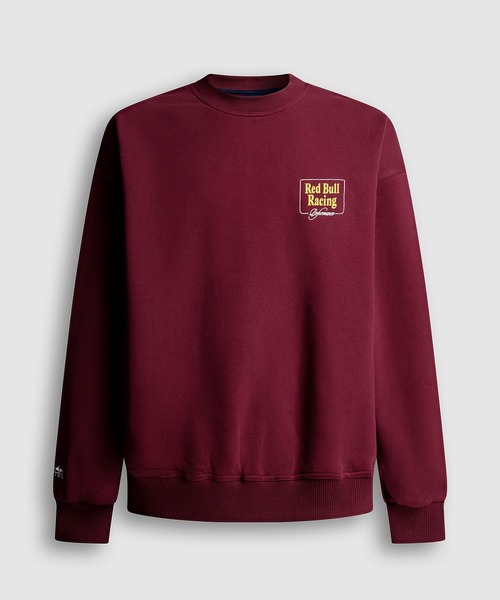 Red Bull Racing(レッドブルレーシング)の「PERFORMANCE CREW NECK SWEAT(スウェット・メンズ・バーガンディー/オフホワイト・LARGE/MEDIUM/X-LARGE)」の8枚目の写真