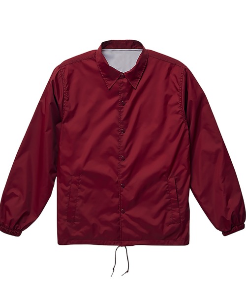 Ol' Basics(オールベーシックス)の「Ol' Basics(オール・ベーシックス) コーチジャケット ブルドッグ イラスト ロゴ バックプリント 裏トリコット アウター レディース(ナイロンジャケット・レディース・ネイビー/ブラック/ブラウン系/バーガンディー・S)」の9枚目の写真