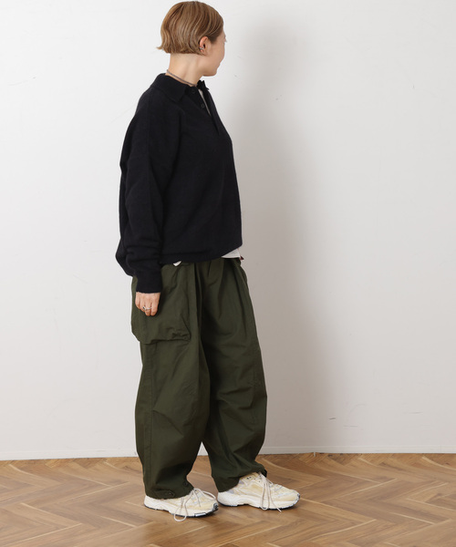 JOURNAL STANDARD LUXE(ジャーナルスタンダード ラックス)の「リップストップ カーゴパンツ(カーゴパンツ・レディース・カーキ/ブラック・FREE)」の12枚目の写真