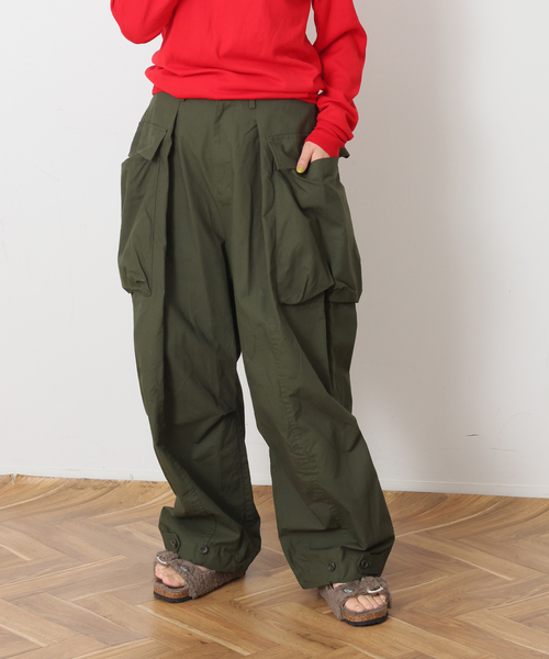 JOURNAL STANDARD LUXE(ジャーナルスタンダード ラックス)の「リップストップ カーゴパンツ(カーゴパンツ・レディース・カーキ/ブラック・FREE)」の15枚目の写真