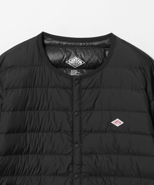 DANTON（ダントン）の「＜DANTON＞クルーネック インナーダウン ジャケット（その他アウター・メンズ・ブラック・M/XL/L）」の3枚目の写真