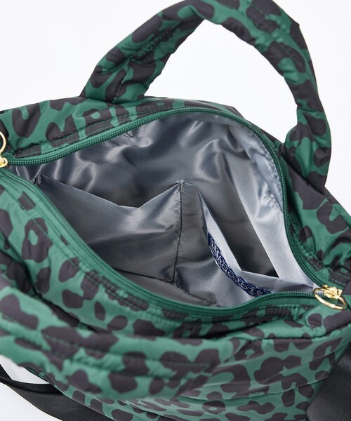 ROOTOTE(ルートート)の「【ROOTOTE / ルートート】FE.デリ.レパード-A / フェザールー デリ レパードA/2WAY DELI LEOPARD ショルダーバッグ/トートバッグ/ユニセックス(ショルダーバッグ・メンズ・ブラウン/カーキ・フリー)」の3枚目の写真