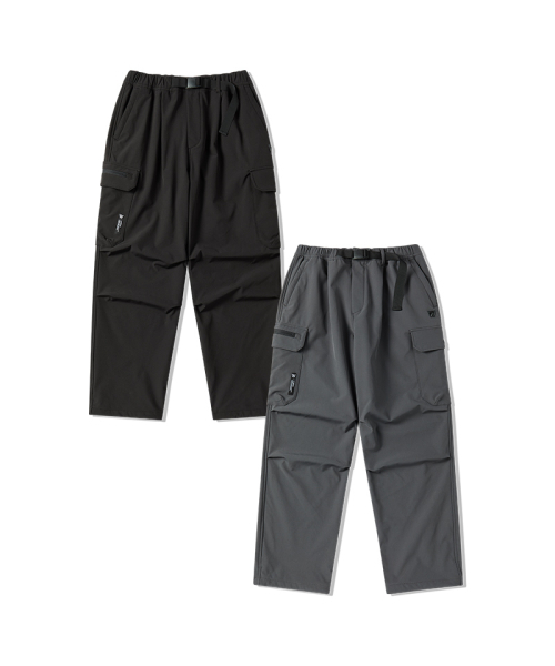 LIFE WORK(ライフワーク)の「L4 バックルパラシュートカーゴパンツ(その他パンツ・メンズ・ブラック/チャコールグレー・MEDIUM/LARGE)」の3枚目の写真