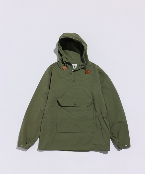 SIERRA DESIGNS(シェラデザイン)の「伝統のアノラックを現代的にアップデート【SIERRA DESIGNS】SHORT CAGOULE 日本製(ナイロンジャケット・メンズ・ブラック/ベージュ/カーキ/オレンジ/ブルー・SMALL/MEDIUM/LARGE/X-LARGE)」の7枚目の写真