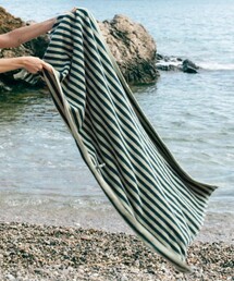 Rouge vif（ルージュヴィフ）の「【BONGUSTA/ボングスタ】NARAM BATH TOWEL　バスタオル/ストライプ（タオル）」