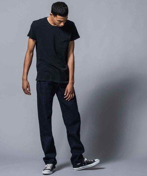 Levi's(リーバイス)の「LEVI'S(R) VINTAGE CLOTHING 1950's スポーツウェアTシャツ ブラック(Tシャツ/カットソー・メンズ・ブラック・SMALL/LARGE/MEDIUM/XL)」の9枚目の写真