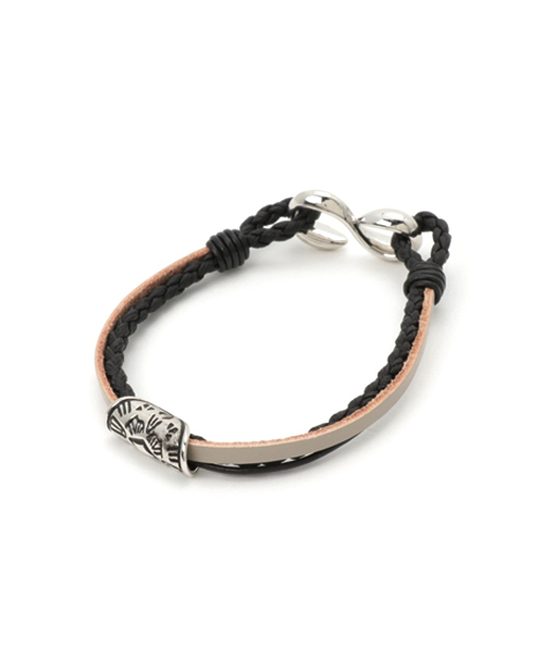 チャイハネ（チャイハネ）の「【チャイハネ】メタークMEN'Sブレスレット（ブレスレット・メンズ・ブラウン/レッド/ブラック/ターコイズブルー・FREE）」の2枚目の写真